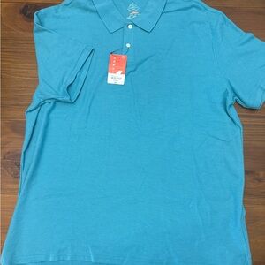 St John’s Men's Aqua Blue Polo Shirt